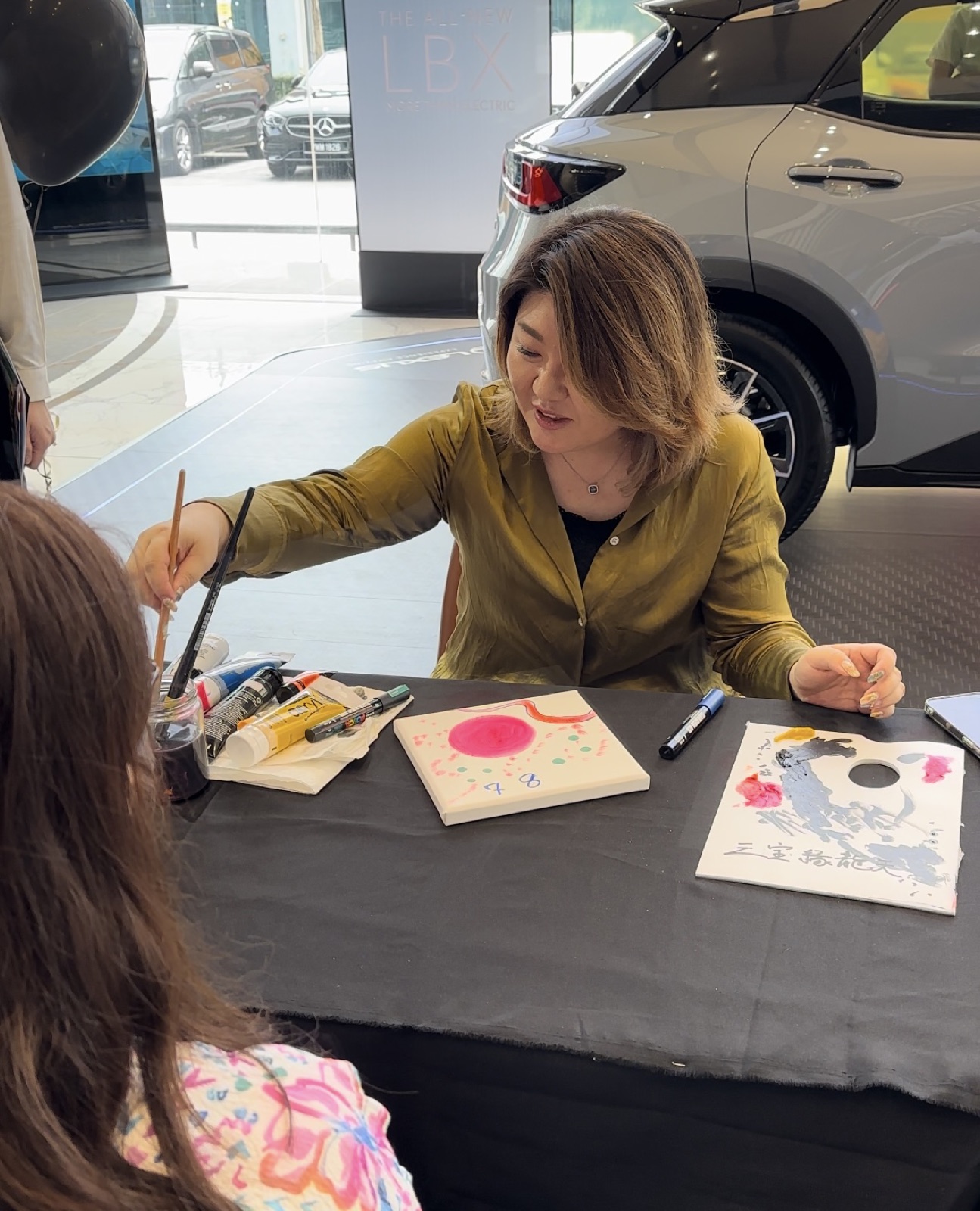 Live painting at LEXUS Malaysia