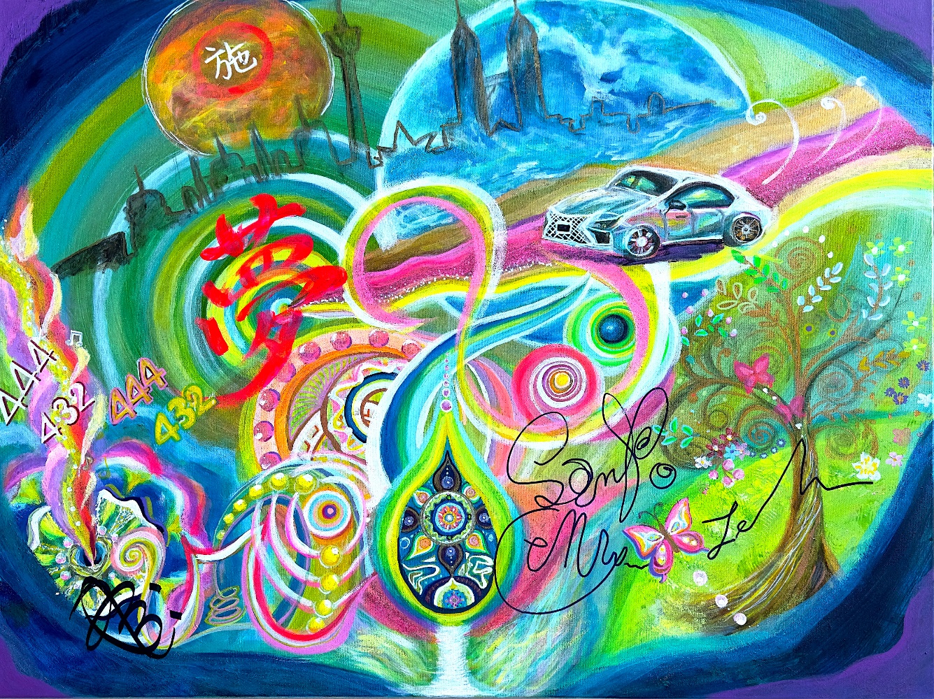 Dreams — original acrylic painting by MIRAI