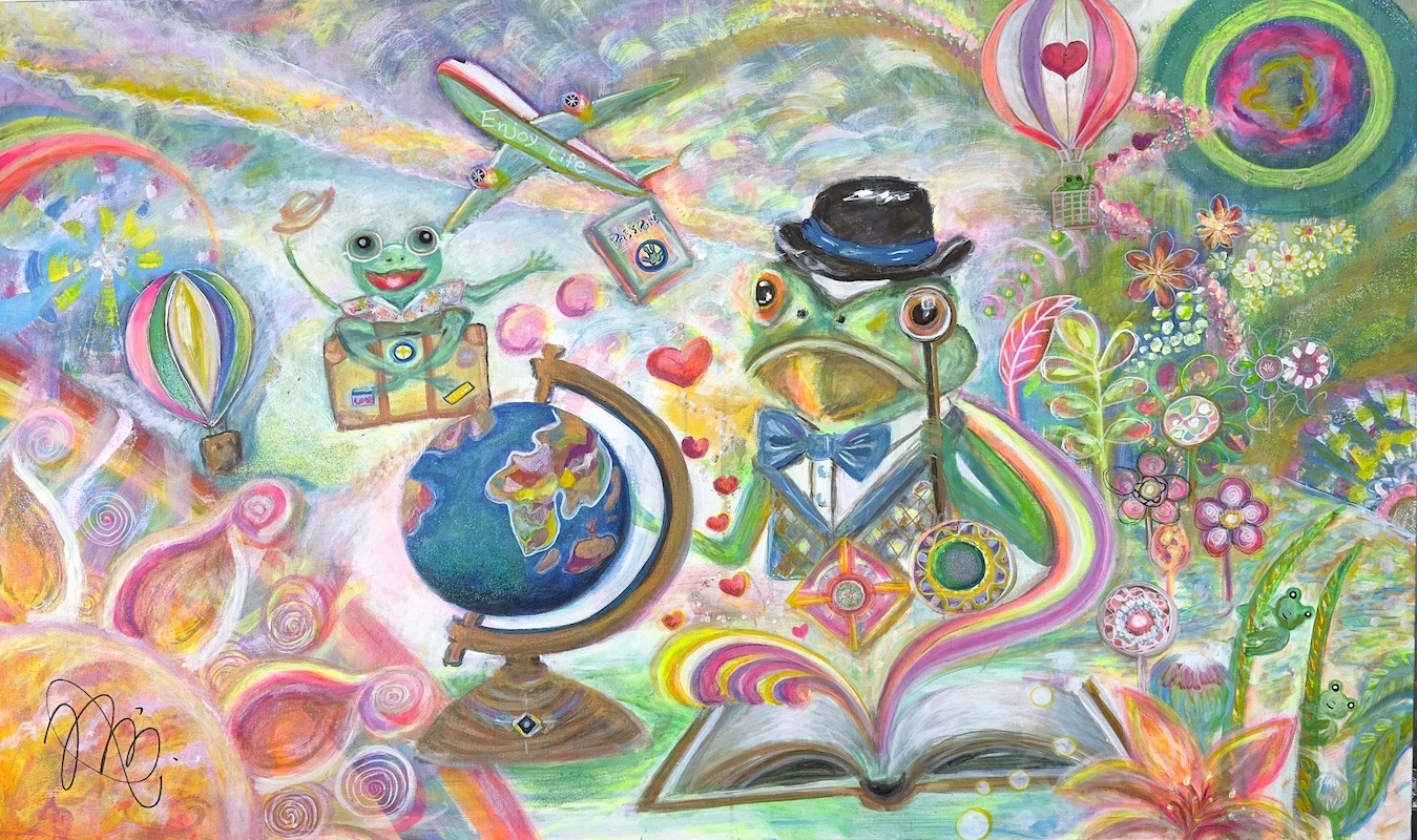 旅するカエルと愛の地球 A Journeying Frog and the Planet of Love — MIRAI
