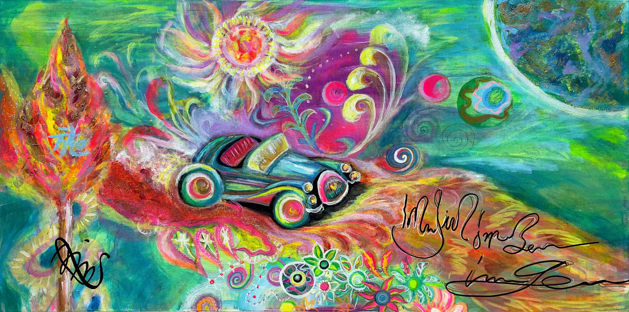 Path of Passion — original acrylic painting by MIRAI